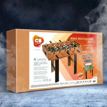 Multi-game Table Colorbaby 4-in-1 87 x 73 x 43 cm 2