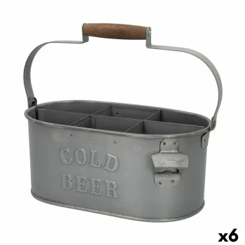 Decorative basket Aktive Bottle rack 35,5 x 16 x 19,5 cm...