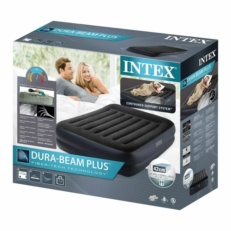 Inflatable Mattress Intex Beam Basic Queen 152...