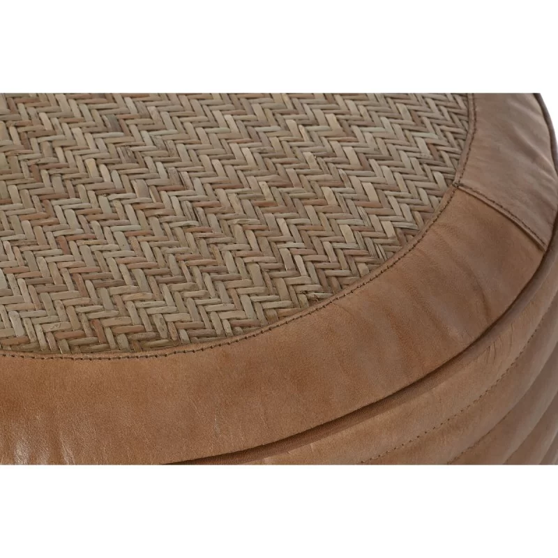 Cushion Home ESPRIT Floor Brown Camel Rattan 50...