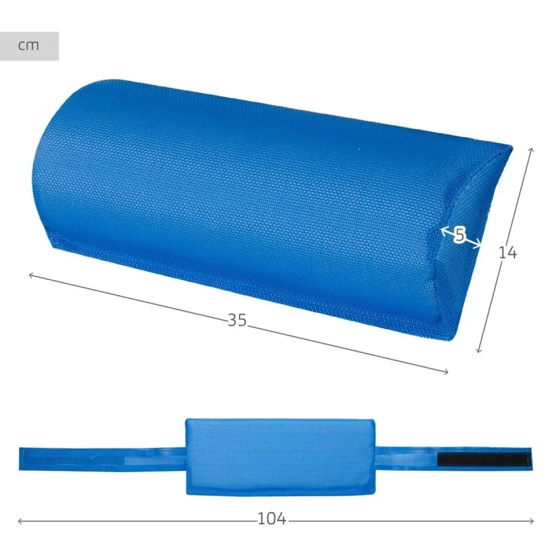 Chair cushion Aktive Blue 35 x 5 x 14 cm (12...