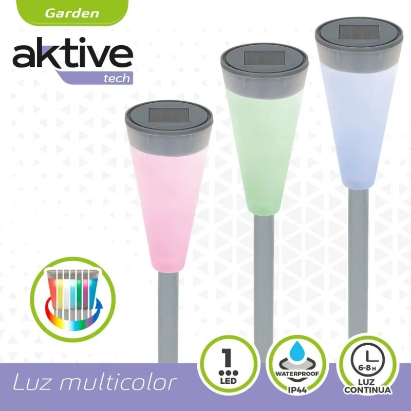 Solar garden lights Aktive Plastic 6,7 x 39 x...