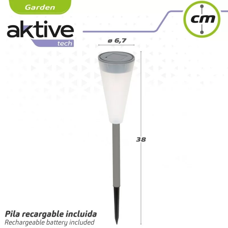 Solar garden lights Aktive Plastic 6,7 x 39 x...