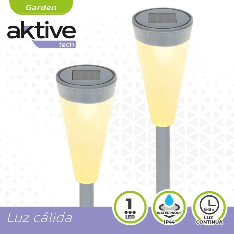 Solar garden lights Aktive Plastic 6,7 x 39 x...