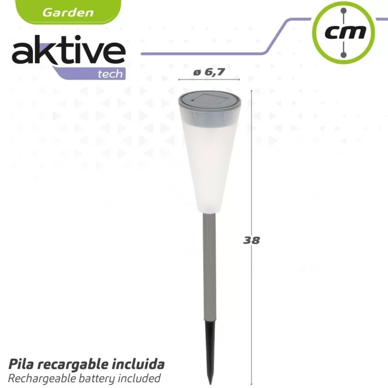 Solar garden lights Aktive Plastic 6,7 x 39 x...