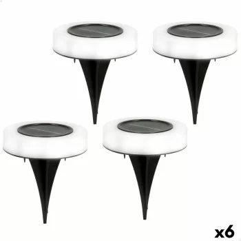 Set of solar garden lights Aktive 4 Pieces ABS 10,5 x...