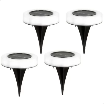 Set of solar garden lights Aktive 4 Pieces ABS 10,5 x... 2