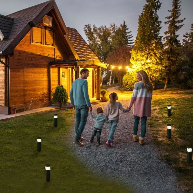 Set of solar garden lights Aktive 4 Pieces...