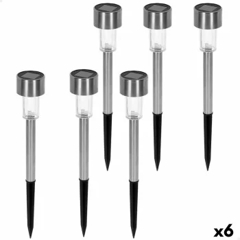 Set of solar garden lights Aktive 6 Pieces Plastic 5,5 x...