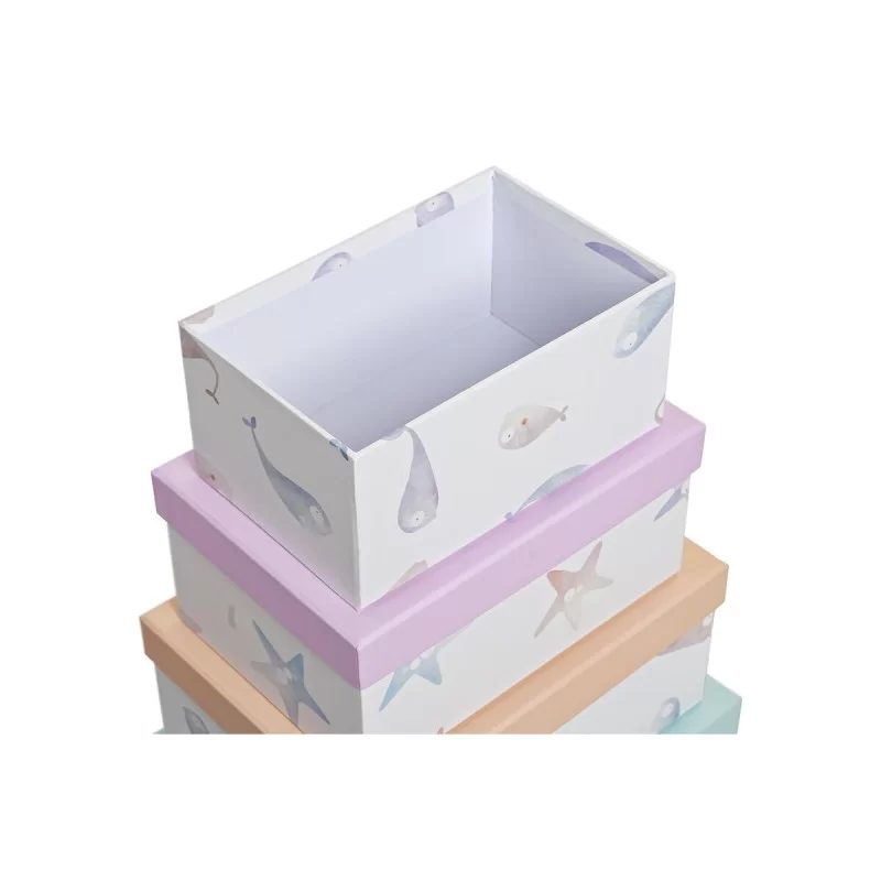 Set of Stackable Organising Boxes DKD Home...