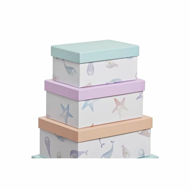 Set of Stackable Organising Boxes DKD Home...