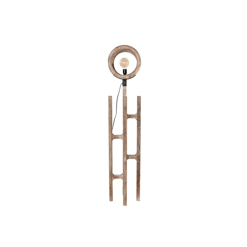 Floor Lamp Home ESPRIT Black Natural Teak...