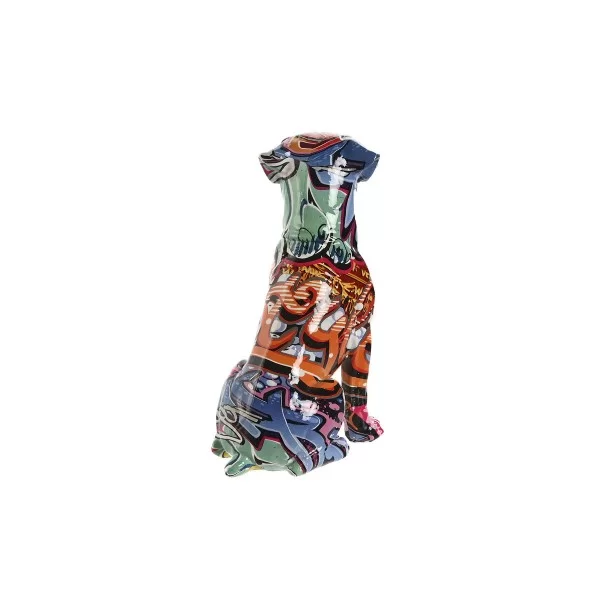 Decorative Figure Home ESPRIT Multicolour Dog 14 x 9 x 19,5 cm