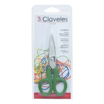 Electrician Scissors 3 Claveles 5" Stainless steel 12,7... 2