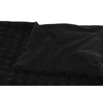 Blanket Home ESPRIT Black 130 x 170 cm 2