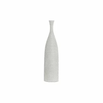 Vase DKD Home Decor 16 x 11 x 66 cm Beige White Resin...