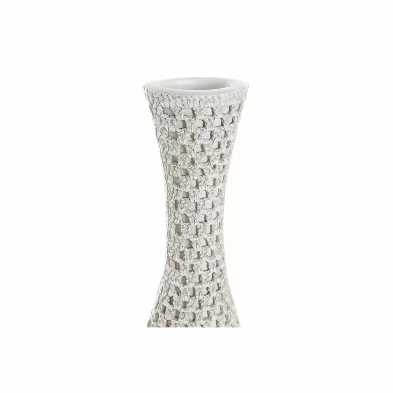 Vase DKD Home Decor 16 x 11 x 66 cm Beige White...