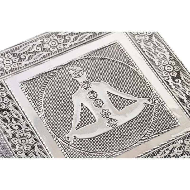 Jewelry box DKD Home Decor Silver Wood...