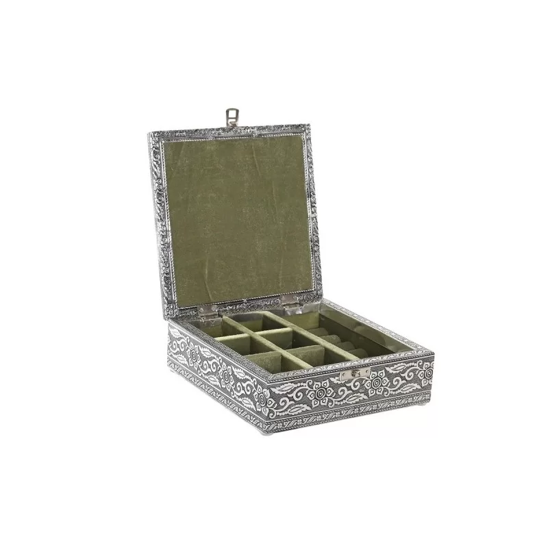 Jewelry box DKD Home Decor Silver Wood...