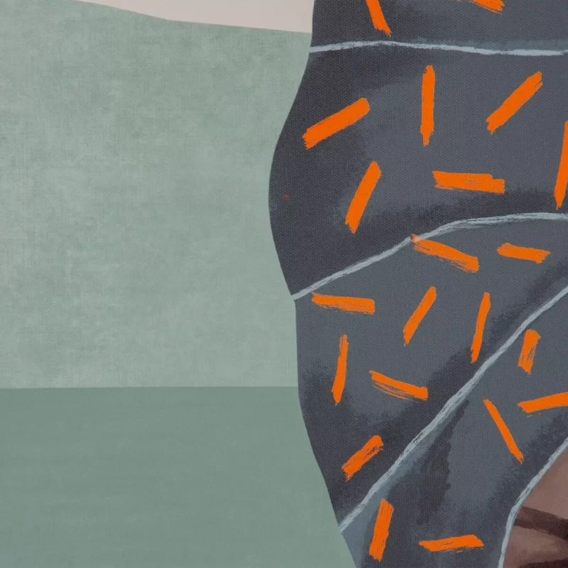 Canvas African Woman 80 x 4 x 120 cm