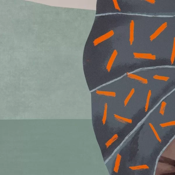 Canvas African Woman 80 x 4 x 120 cm