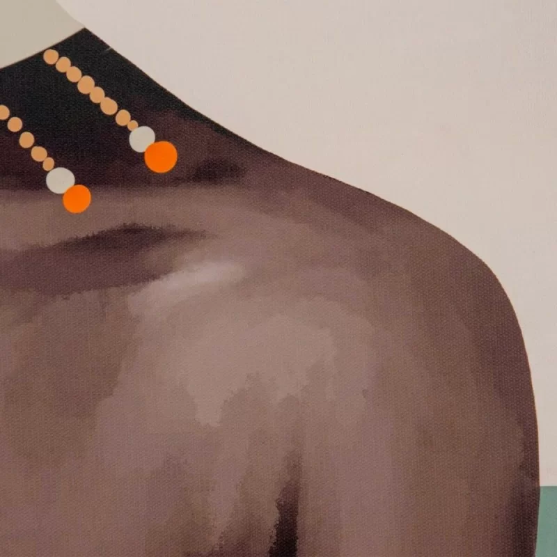 Canvas African Woman 80 x 4 x 120 cm