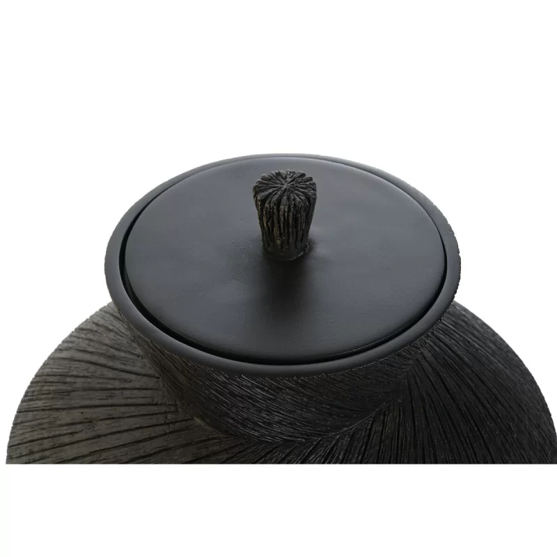 Tibor Home ESPRIT Black Resin 30 x 30 x 26 cm