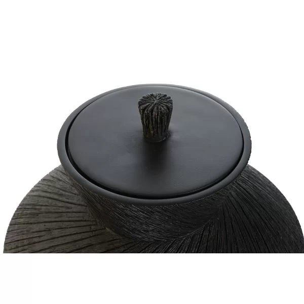 Tibor Home ESPRIT Black Resin 30 x 30 x 26 cm