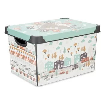 Storage Box Road With handles Plastic 17 L (27,5 x 22 x...