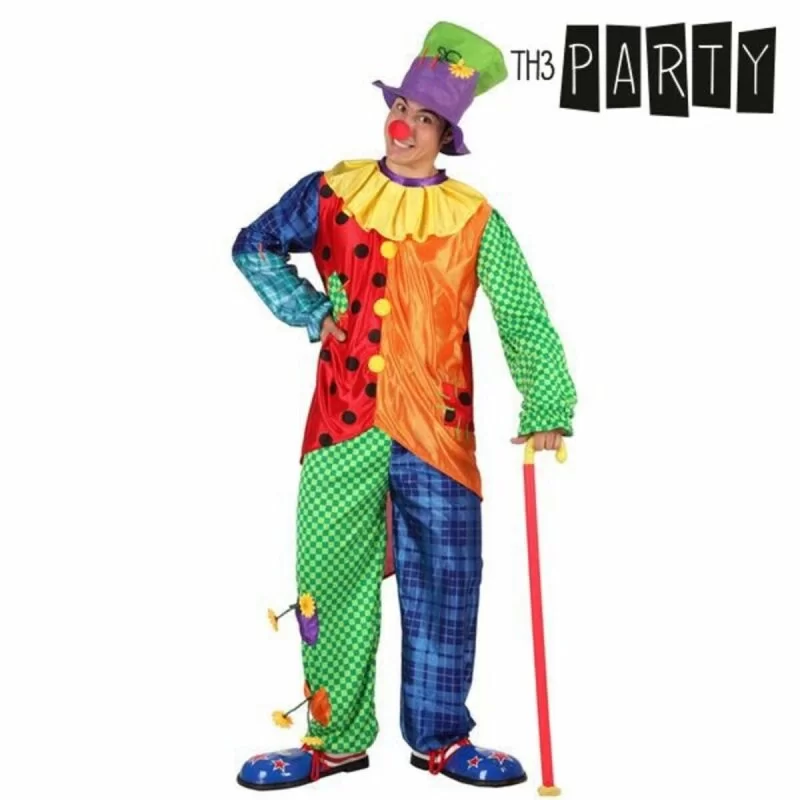 Costume for Adults Th3 Party 9449 Multicolour Circus (3 Pieces)