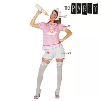 Costume for Adults Th3 Party Pink Multicolour 2