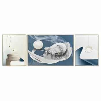 Set of 3 pictures DKD Home Decor 240 x 3 x 80 cm 30 x 40...