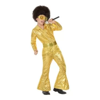 Costume for Children Disco Golden (2 Pieces) (2 pcs) 2