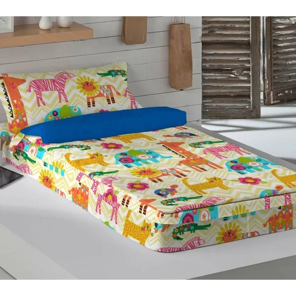 Zipper Bedding Cool Kids SAFARI Single 90 x 190 cm