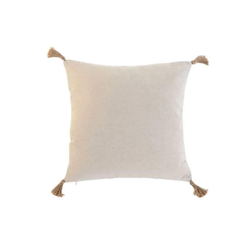 Cushion Home ESPRIT Beige Natural Tropical Boho...