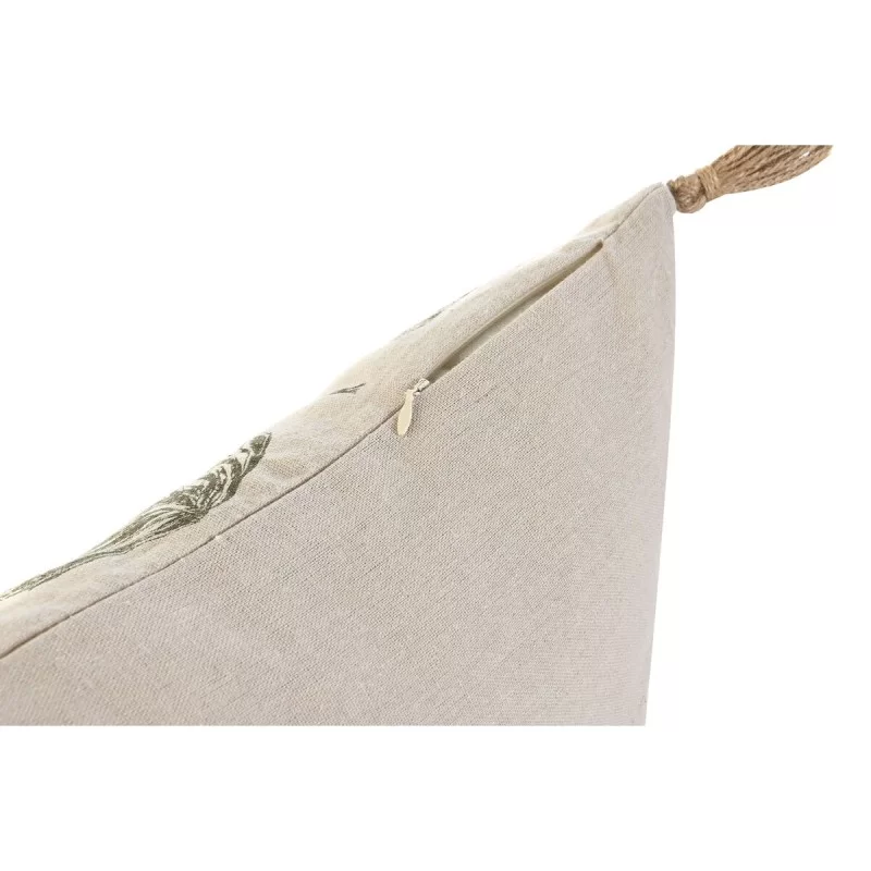 Cushion Home ESPRIT Beige Natural Tropical Boho...