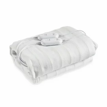 Electric Blanket White Polyester 140 x 1 x 160 cm (6 Units) 2