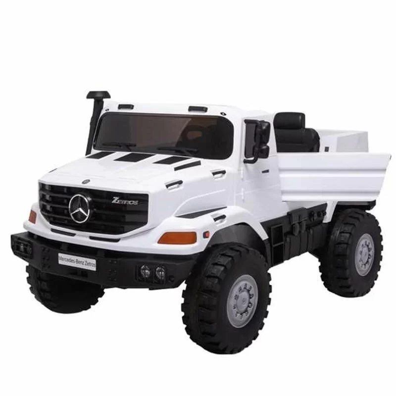 Children's Electric Car Injusa Mercedes Benz Truck White Lights with sound Radio control 12 V