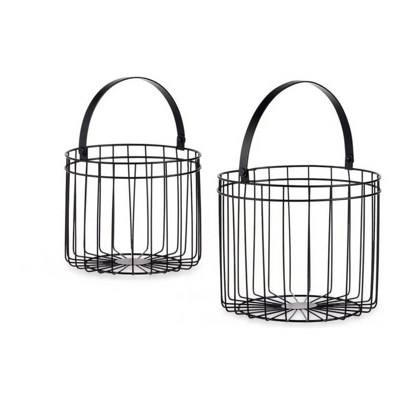 Basket Cylindrical Metal (2 pcs)