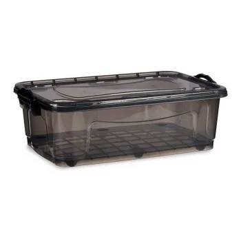 Storage Box With wheels Anthracite Plastic 30 L 40 x 20,5... 2