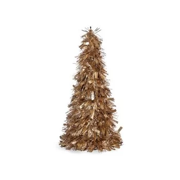 Christmas Tree Matt Tinsel 18 x 18 x 45,5 cm Golden White...