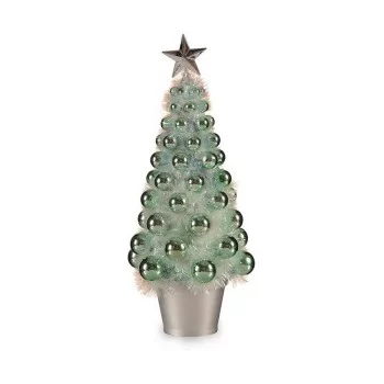 Christmas Tree Iridescent Green Plastic 16 x 37,5 x 16 cm...