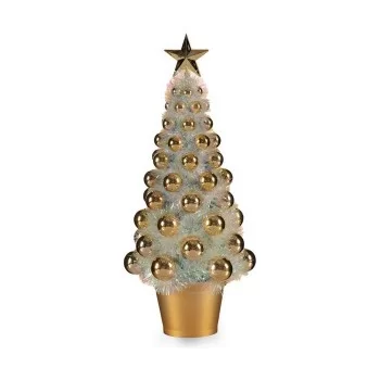 Christmas Tree Iridescent Golden Plastic 16 x 37,5 x 16...