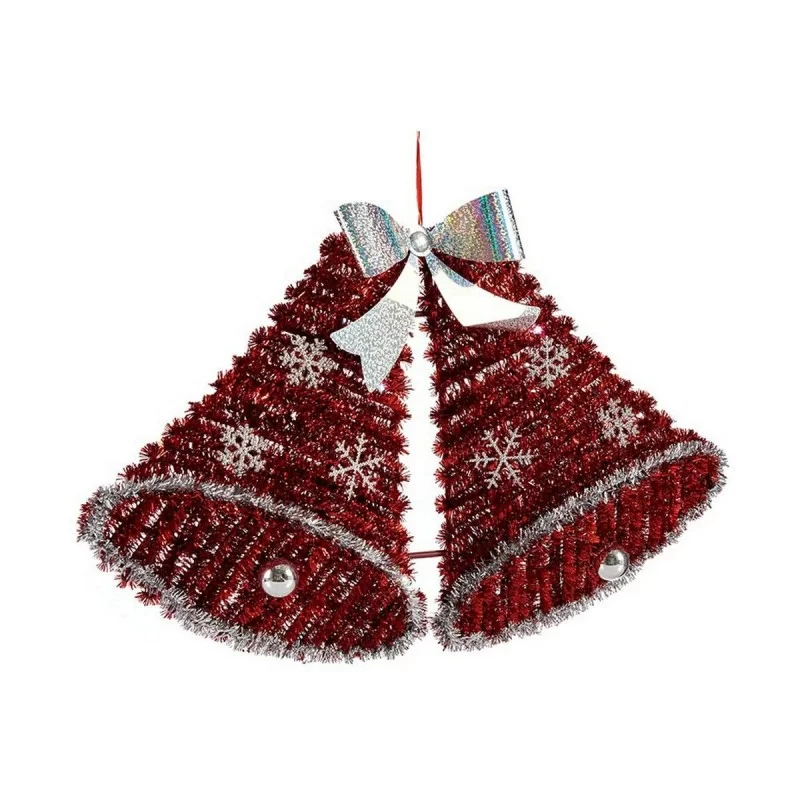 Christmas bauble LED Light Hoods 30,8 x 5,4 x 50,5 cm Red White