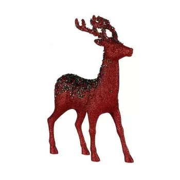 Decoration Medium Reindeer 15 x 45 x 30 cm Red Blue...