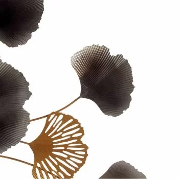 Hanging decoration Flowers Mural Blue Golden Metal Copper... 2