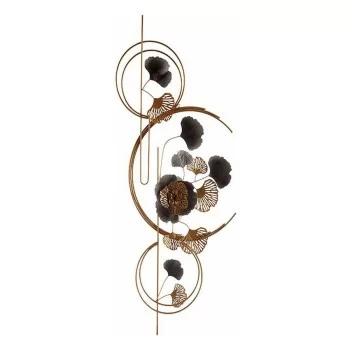 Hanging decoration Flowers Mural Golden Metal Copper (60...