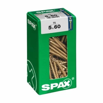 Box of screws SPAX Wood screw Flat head (5 x 60 mm) (5,0...