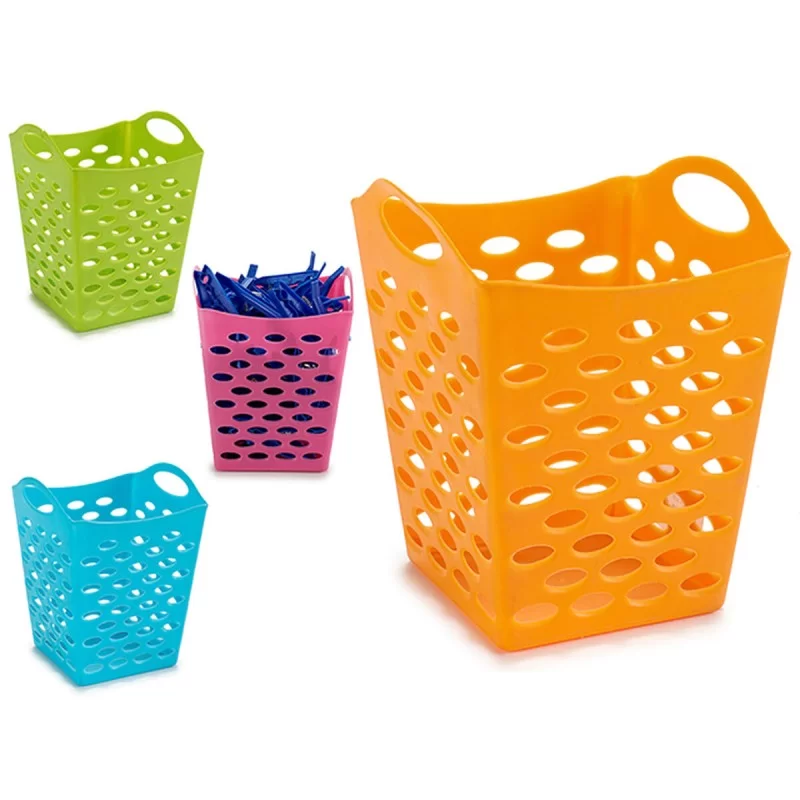 Peg Basket Polyethylene 13 x 17 x 13 cm Squared...
