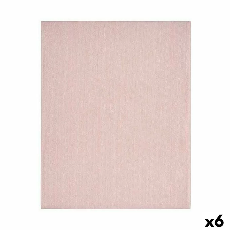 Tablecloth Thin canvas Anti-stain Star 140 x 180 cm Pink (6 Units)